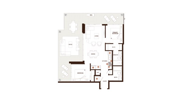 The Plan C1-T new home model plan at the Pine & Glen by Onni Group in Coquitlam