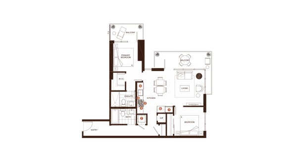 The Plan C3-M new home model plan at the Pine & Glen by Onni Group in Coquitlam