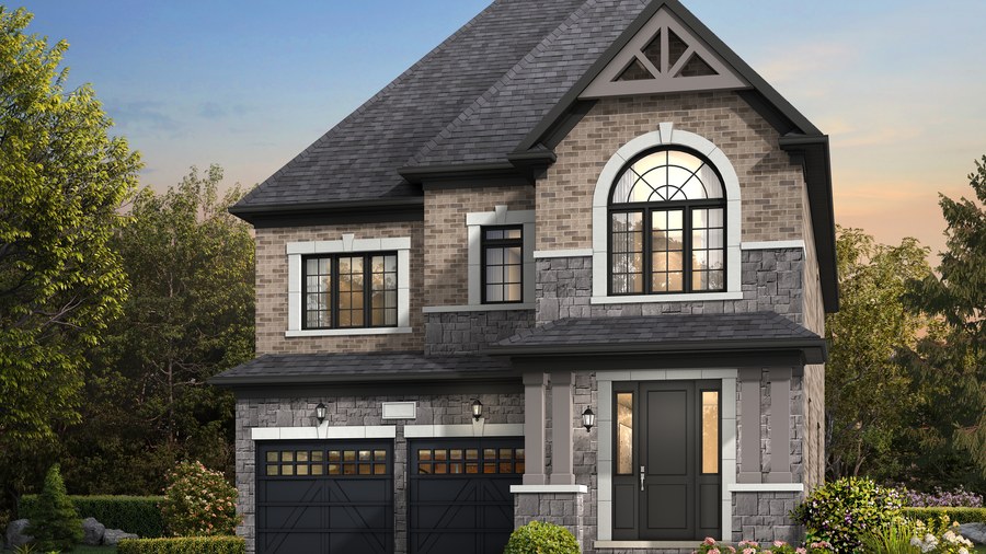 38-01 floor plan at The Castle Mile by Opus Homes in Brampton, Ontario