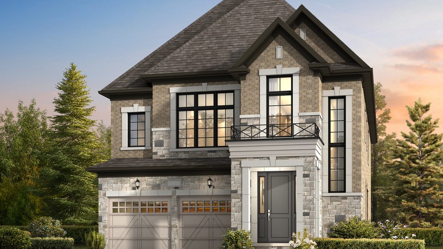 38-02 floor plan at The Castle Mile by Opus Homes in Brampton, Ontario