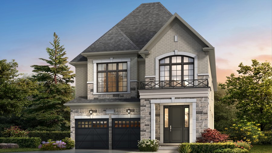 38-03 floor plan at The Castle Mile by Opus Homes in Brampton, Ontario