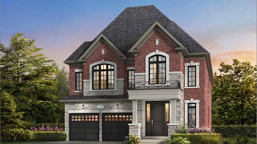 40-01 floor plan at The Castle Mile by Opus Homes in Brampton, Ontario