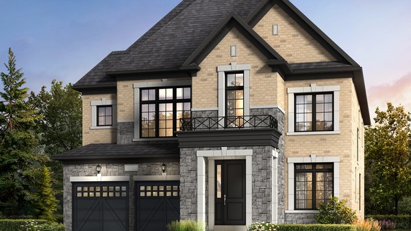 The 40-02 new home model plan at the The Castle Mile by Opus Homes in Brampton