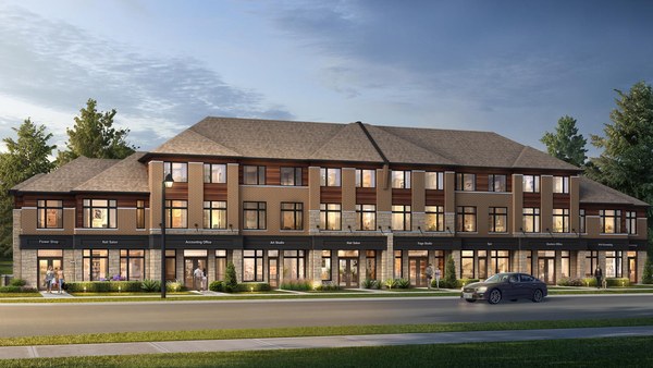 The LW-TH-01 new home model plan at the Greenwood Seaton by Opus Homes in Pickering