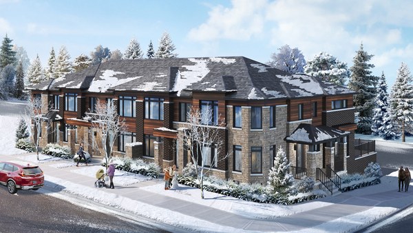 The RL-TH-06 new home model plan at the Greenwood Seaton by Opus Homes in Pickering
