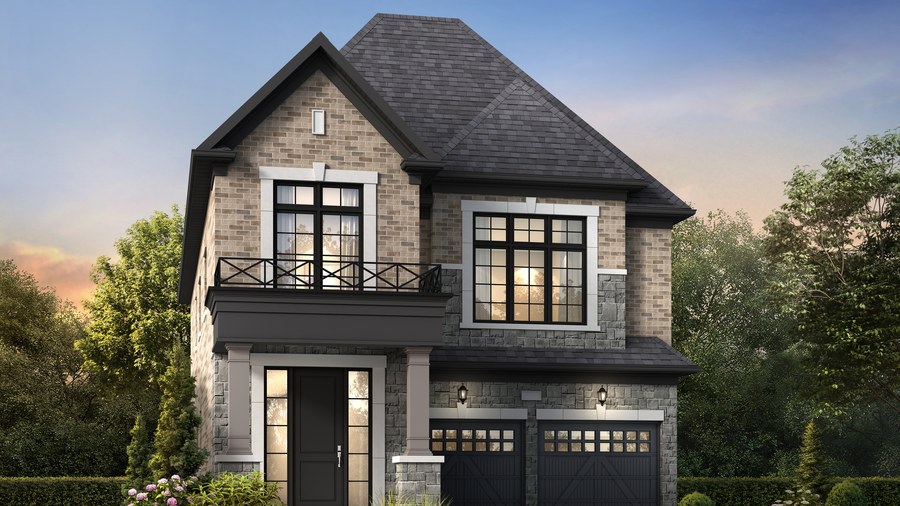 36-05 floor plan at Seatonville (OH) by Opus Homes in Pickering, Ontario