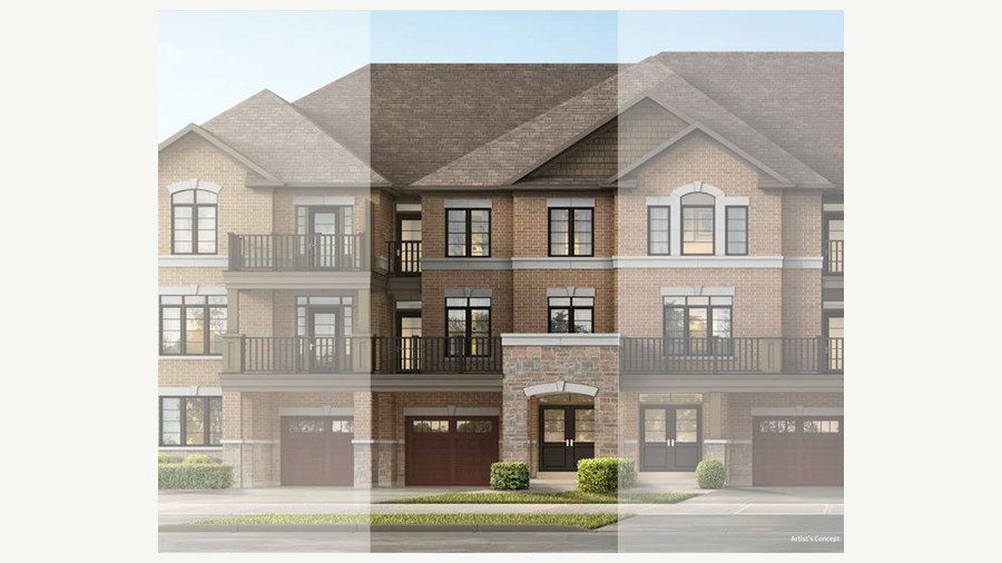 The Archdale new home model plan at the Heritage Heights by Paradise Developments in Brampton