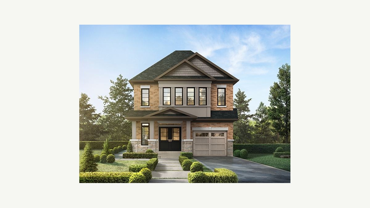 Breighton floor plan at Heritage Heights by Paradise Developments in Brampton, Ontario