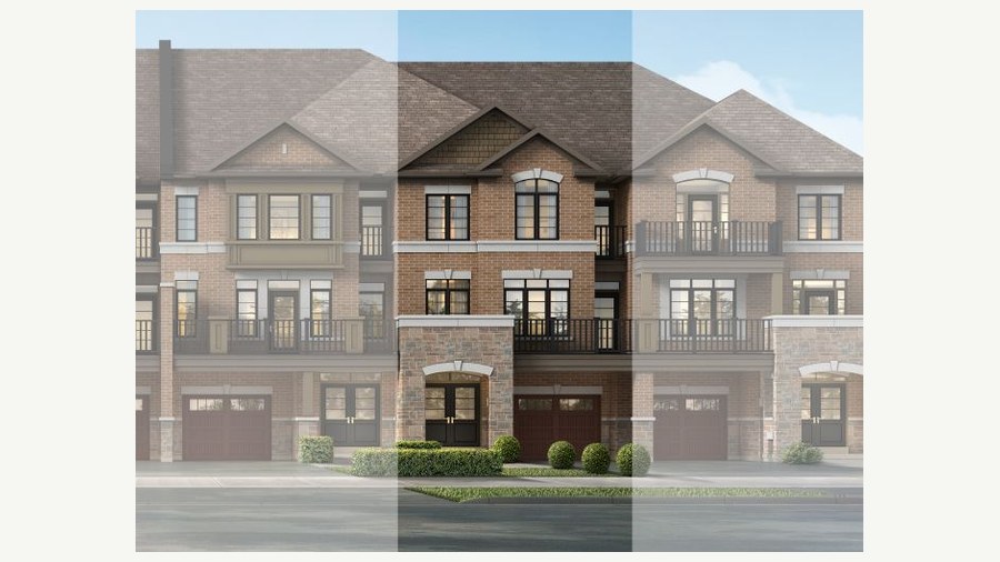 The Danville new home model plan at the Heritage Heights by Paradise Developments in Brampton