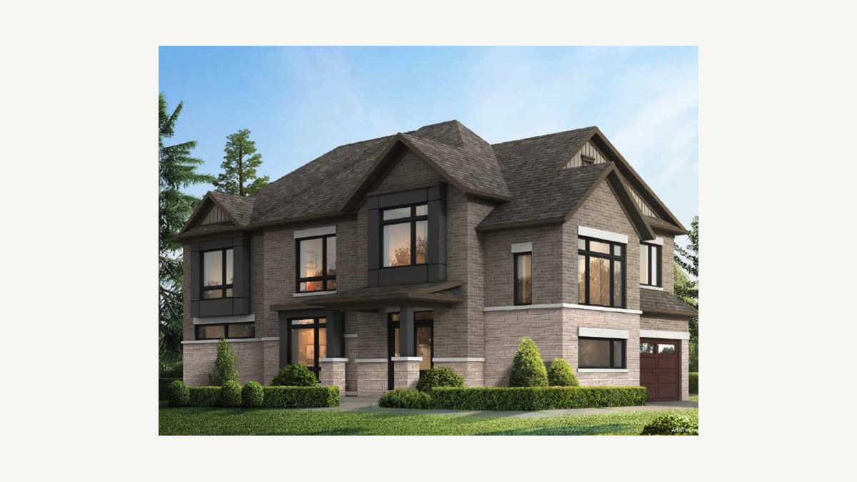 Eldridge floor plan at Heritage Heights by Paradise Developments in Brampton, Ontario