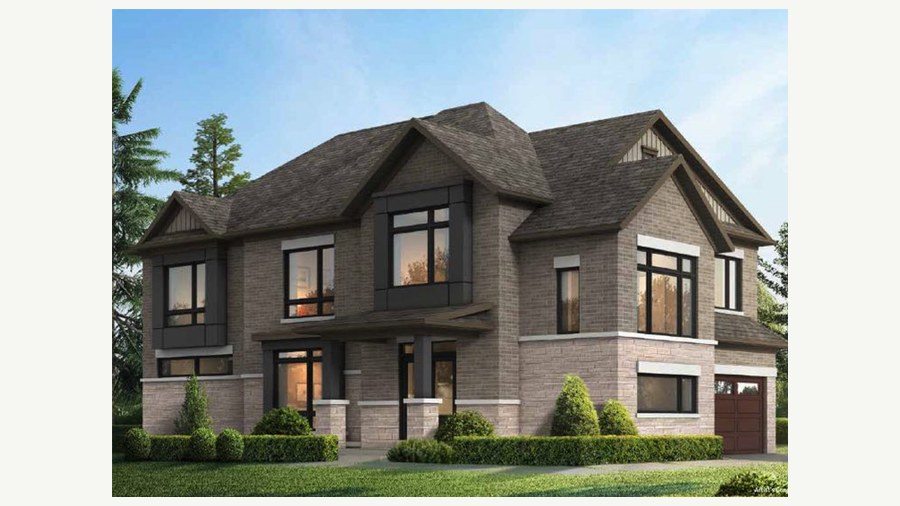 The Eldridge new home model plan at the Heritage Heights by Paradise Developments in Brampton