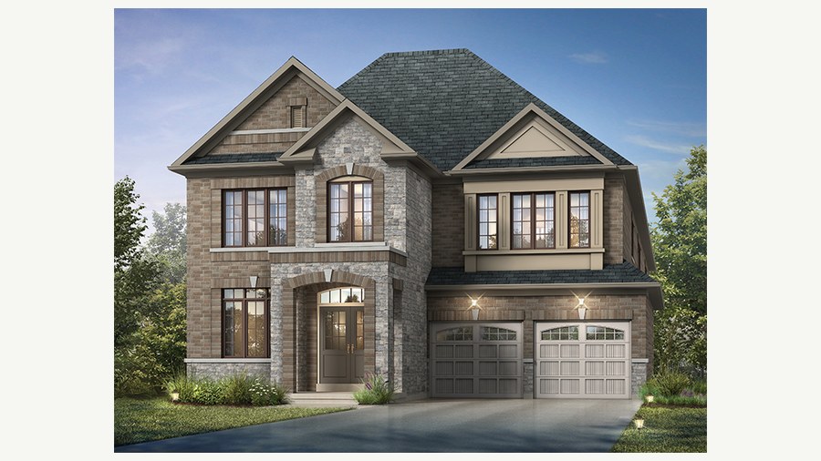 The Hudson new home model plan at the High Point by Paradise Developments in Brampton