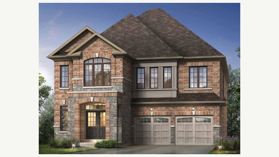 The Norwich new home model plan at the High Point by Paradise Developments in Brampton