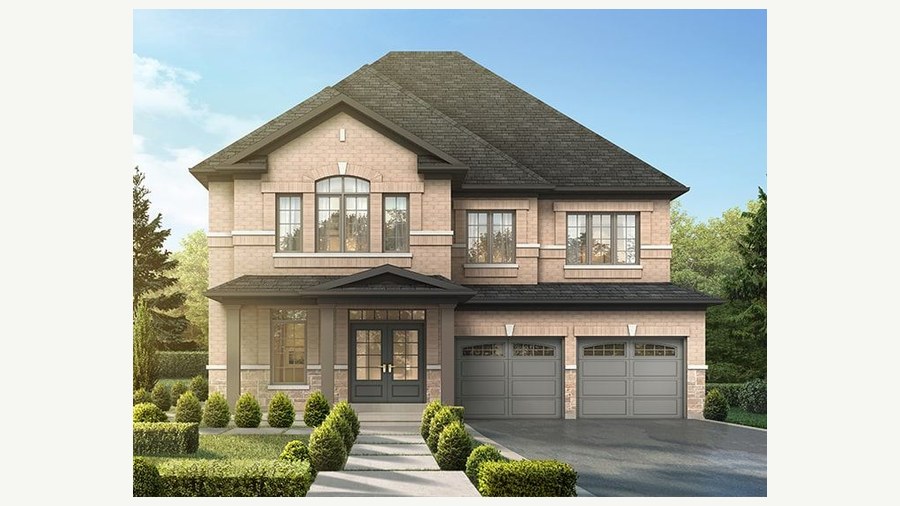 The Aria new home model plan at the Milton View by Paradise Developments in Milton