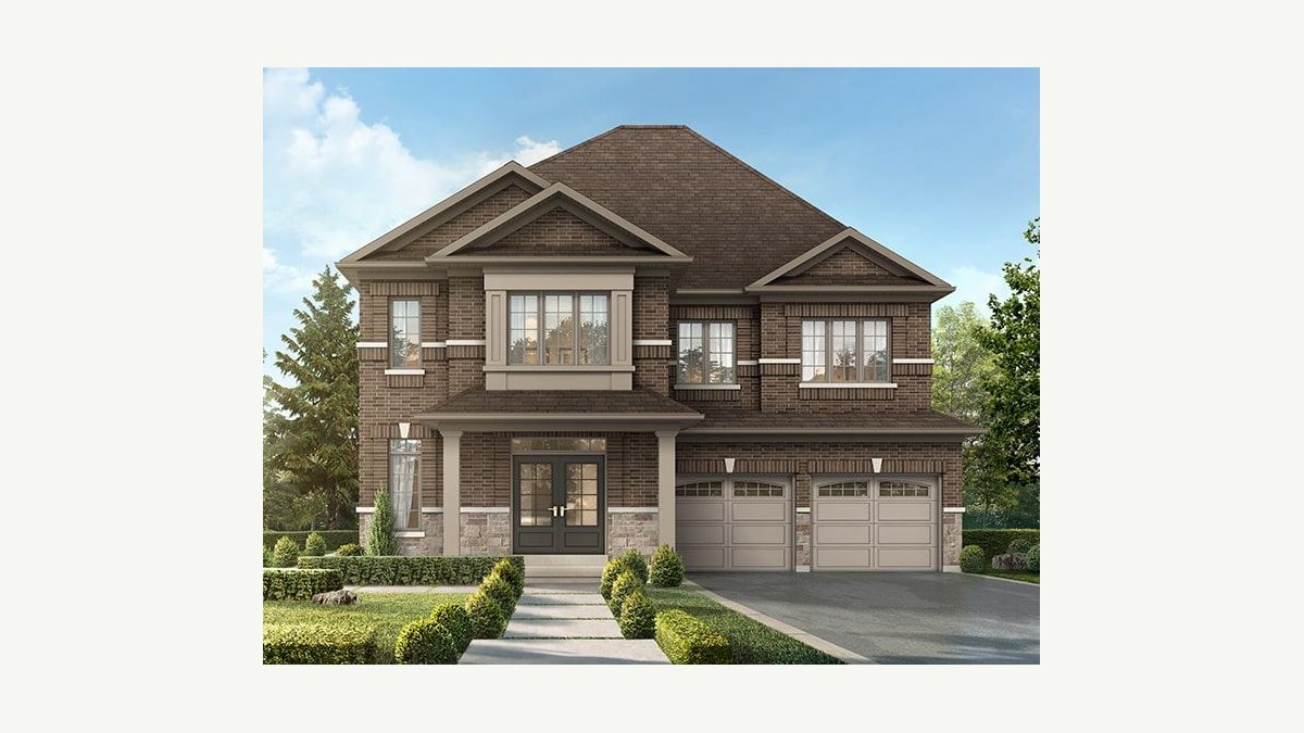 Belle floor plan at Milton View by Paradise Developments in Milton, Ontario