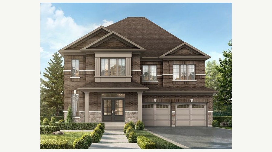 The Belle new home model plan at the Milton View by Paradise Developments in Milton