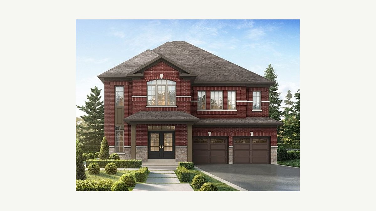 Clover floor plan at Milton View by Paradise Developments in Milton, Ontario