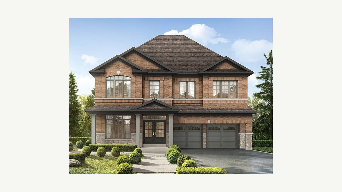 Delphina floor plan at Milton View by Paradise Developments in Milton, Ontario