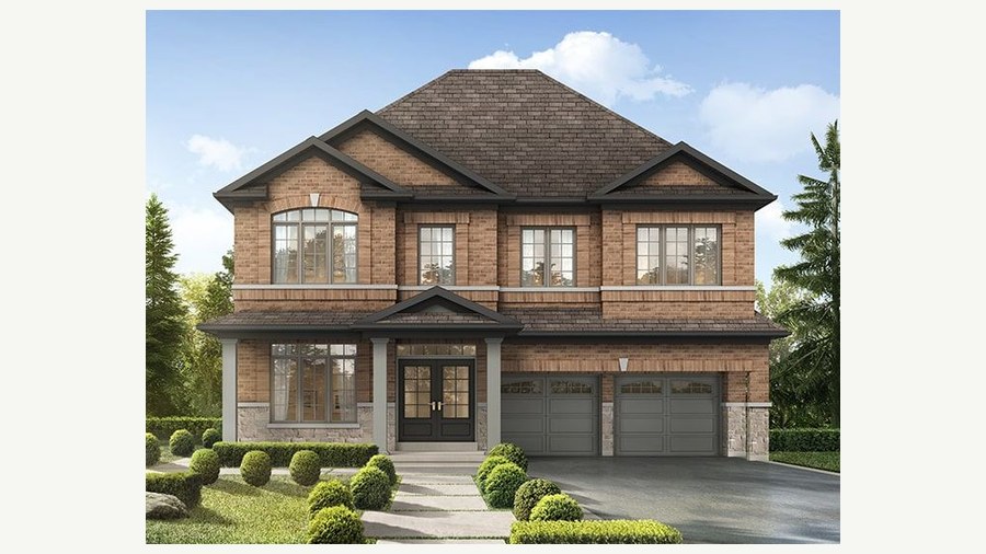 The Delphina new home model plan at the Milton View by Paradise Developments in Milton