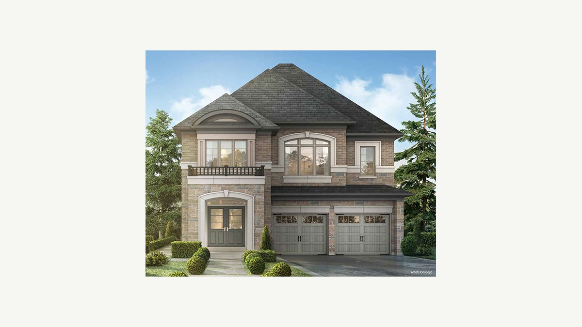 Ashby floor plan at Parkside Heights by Paradise Developments in Brampton, Ontario