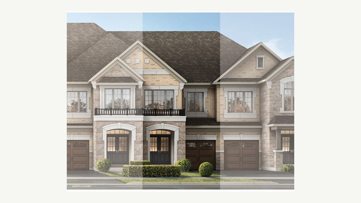 Bordeaux floor plan at Parkside Heights by Paradise Developments in Brampton, Ontario