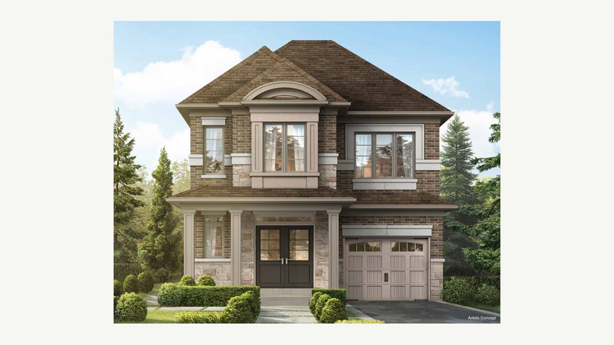 Brant floor plan at Parkside Heights by Paradise Developments in Brampton, Ontario