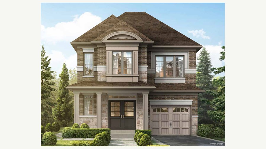 The Brant new home model plan at the Parkside Heights by Paradise Developments in Brampton