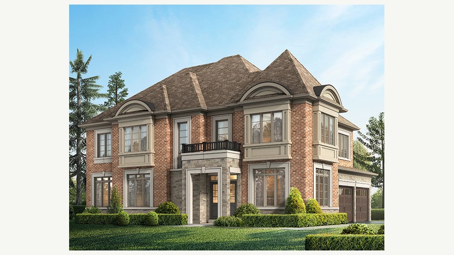 The Cayden new home model plan at the Parkside Heights by Paradise Developments in Brampton