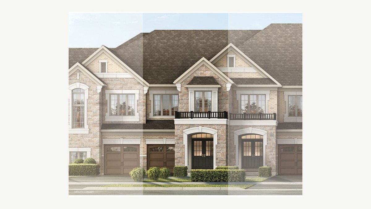 Dartmouth floor plan at Parkside Heights by Paradise Developments in Brampton, Ontario