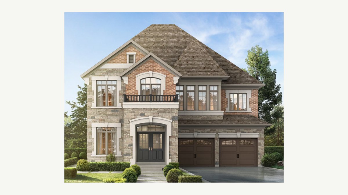Elizabeth floor plan at Parkside Heights by Paradise Developments in Brampton, Ontario