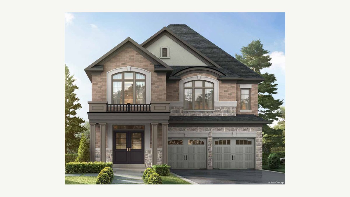 Forester floor plan at Parkside Heights by Paradise Developments in Brampton, Ontario