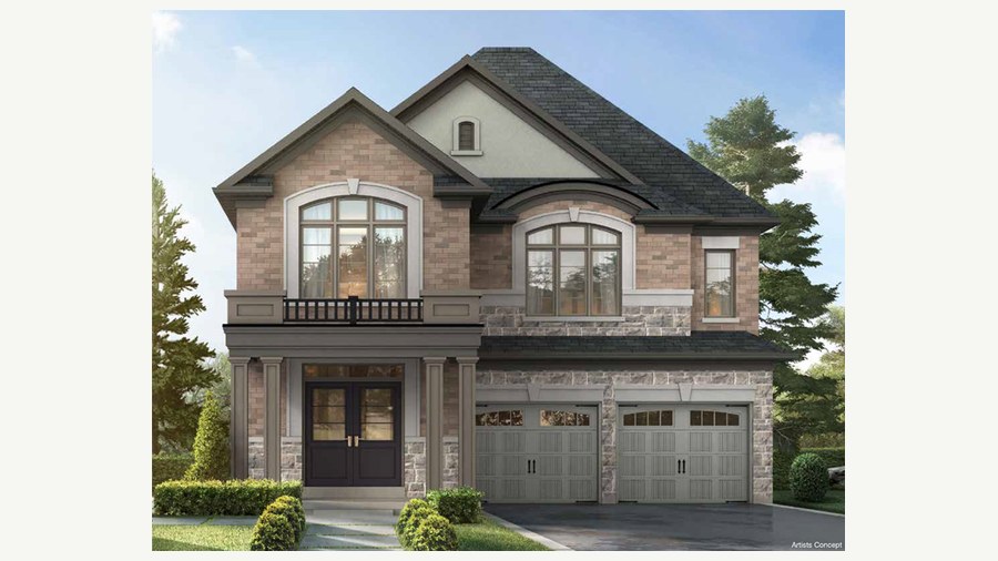 The Forester new home model plan at the Parkside Heights by Paradise Developments in Brampton