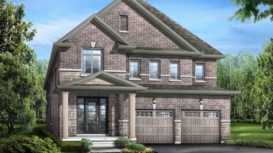Chestnut A floor plan at Trails of Lily Lake by Parkview Homes in Peterborough, Ontario