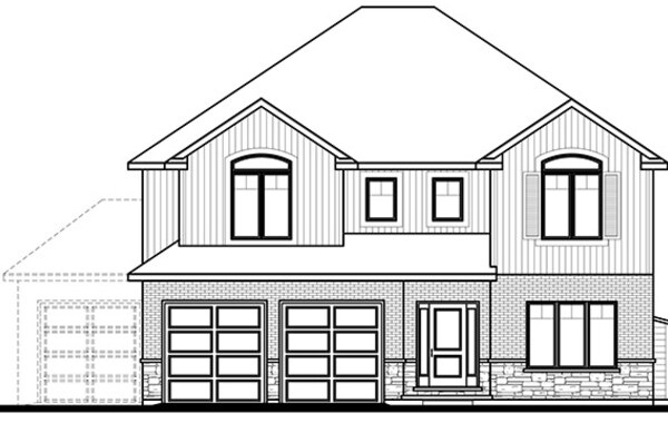 The The Aspenwood 4B new home model plan at the Talbotville Meadows by Patzer Homes in Talbotville