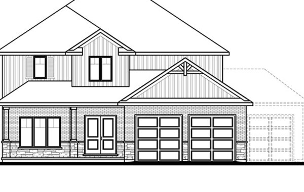 The The Birchwood new home model plan at the Talbotville Meadows by Patzer Homes in Talbotville