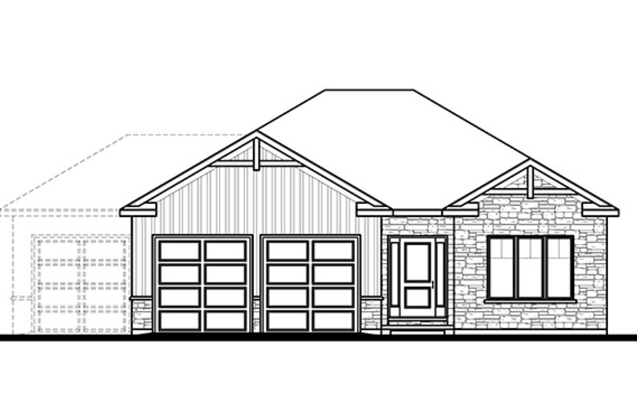 The Bradford floor plan at Talbotville Meadows by Patzer Homes in Talbotville, Ontario