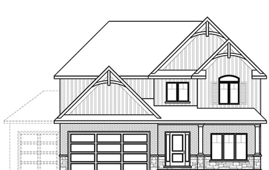 The Cedarwood floor plan at Talbotville Meadows by Patzer Homes in Talbotville, Ontario