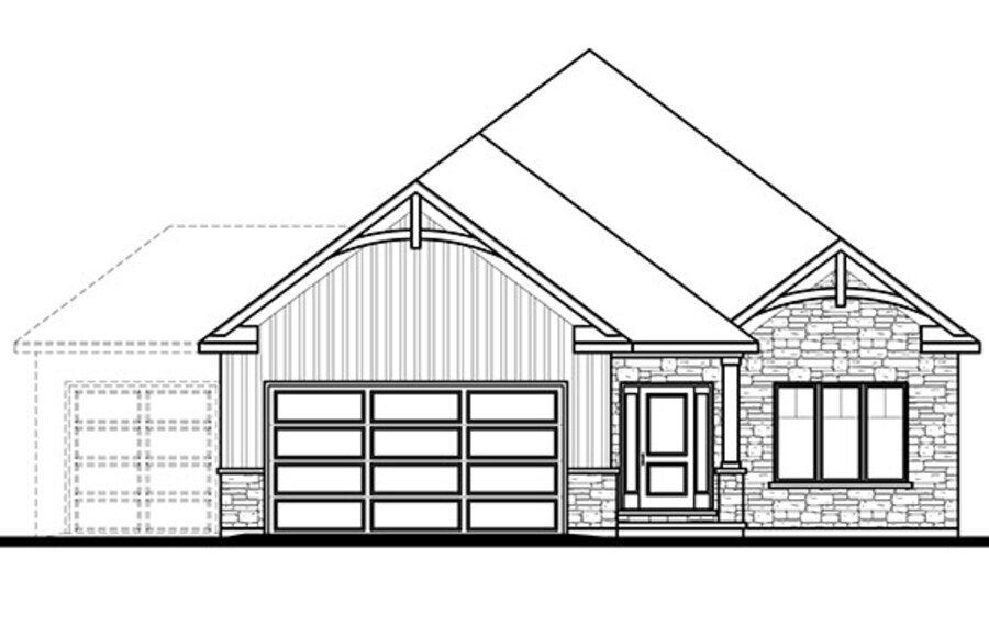 The Derwin 2 floor plan at Talbotville Meadows by Patzer Homes in Talbotville, Ontario