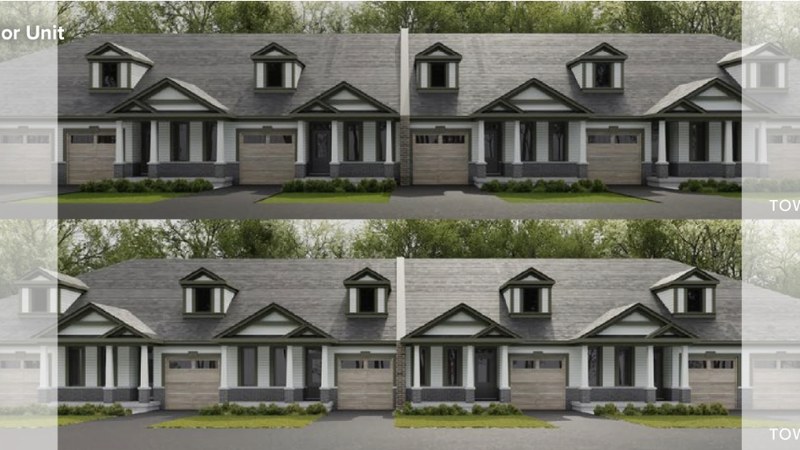 The The Baron new home model plan at the Royal Maple by Phelps Homes in Jordan Station