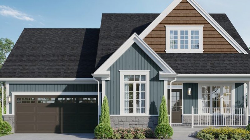 The The Monarch new home model plan at the Royal Maple by Phelps Homes in Jordan Station