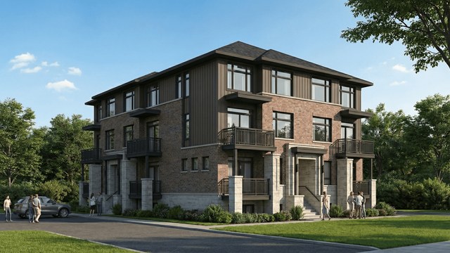The Eden new home model plan at the Condos at Pathways by Phoenix Homes in Findlay Creek