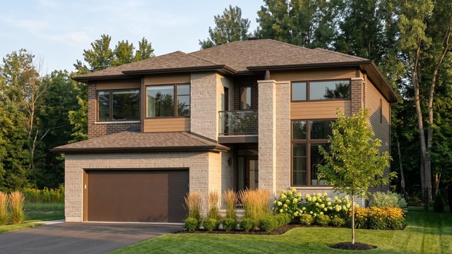 The Kingswood new home model plan at the Diamondview Estates by Phoenix Homes in Carp