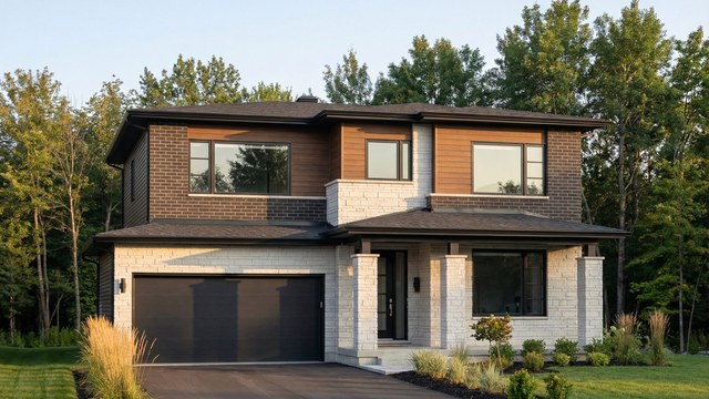 The Rutherford new home model plan at the Diamondview Estates by Phoenix Homes in Carp