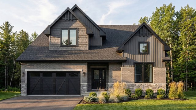 The Sandalwood new home model plan at the Diamondview Estates by Phoenix Homes in Carp