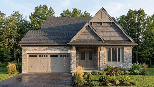 The Springfield new home model plan at the Diamondview Estates by Phoenix Homes in Carp
