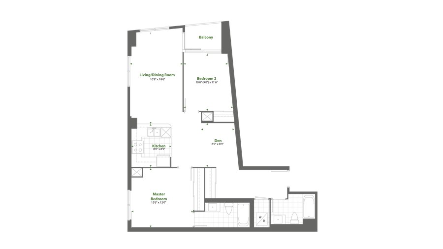 The Residence 09 new home model plan at the Cypress at Pinnacle Etobicoke by Pinnacle International in Etobicoke
