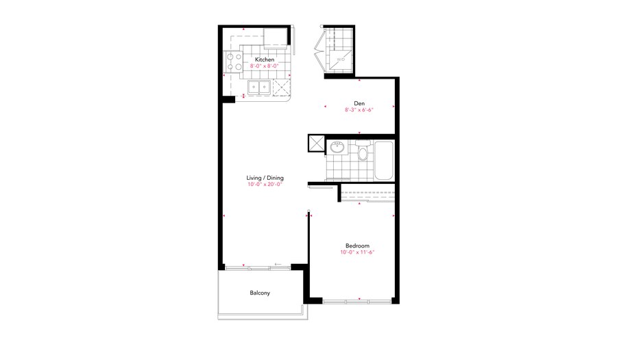 The Residence 02 new home model plan at the Gemma by Pinnacle International in Mississauga