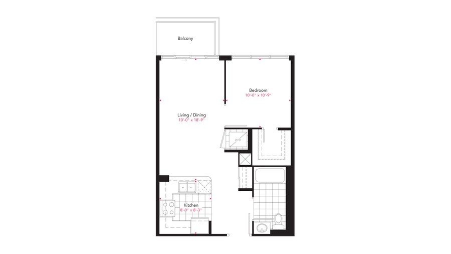 The Residence 08 A new home model plan at the Gemma by Pinnacle International in Mississauga