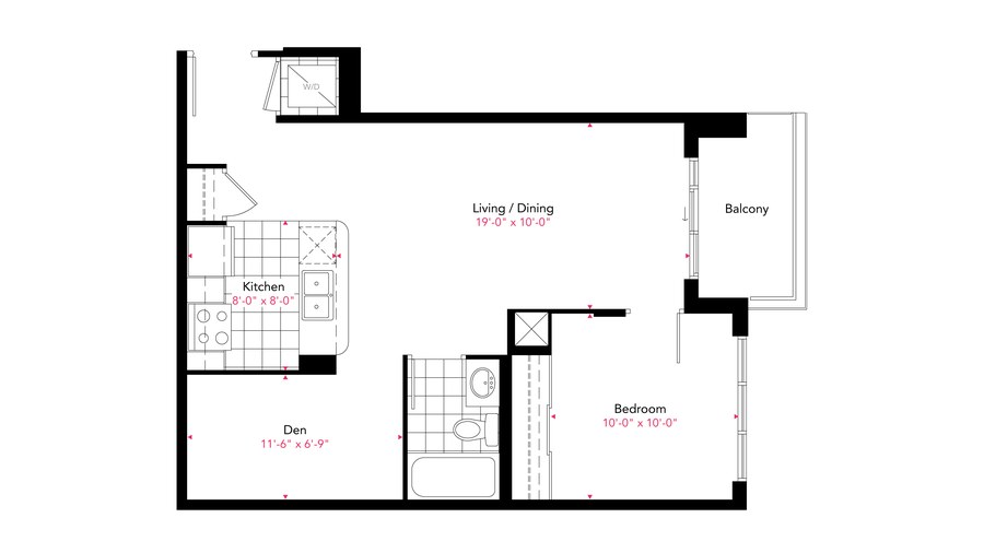 The Residence 10 new home model plan at the Gemma by Pinnacle International in Mississauga