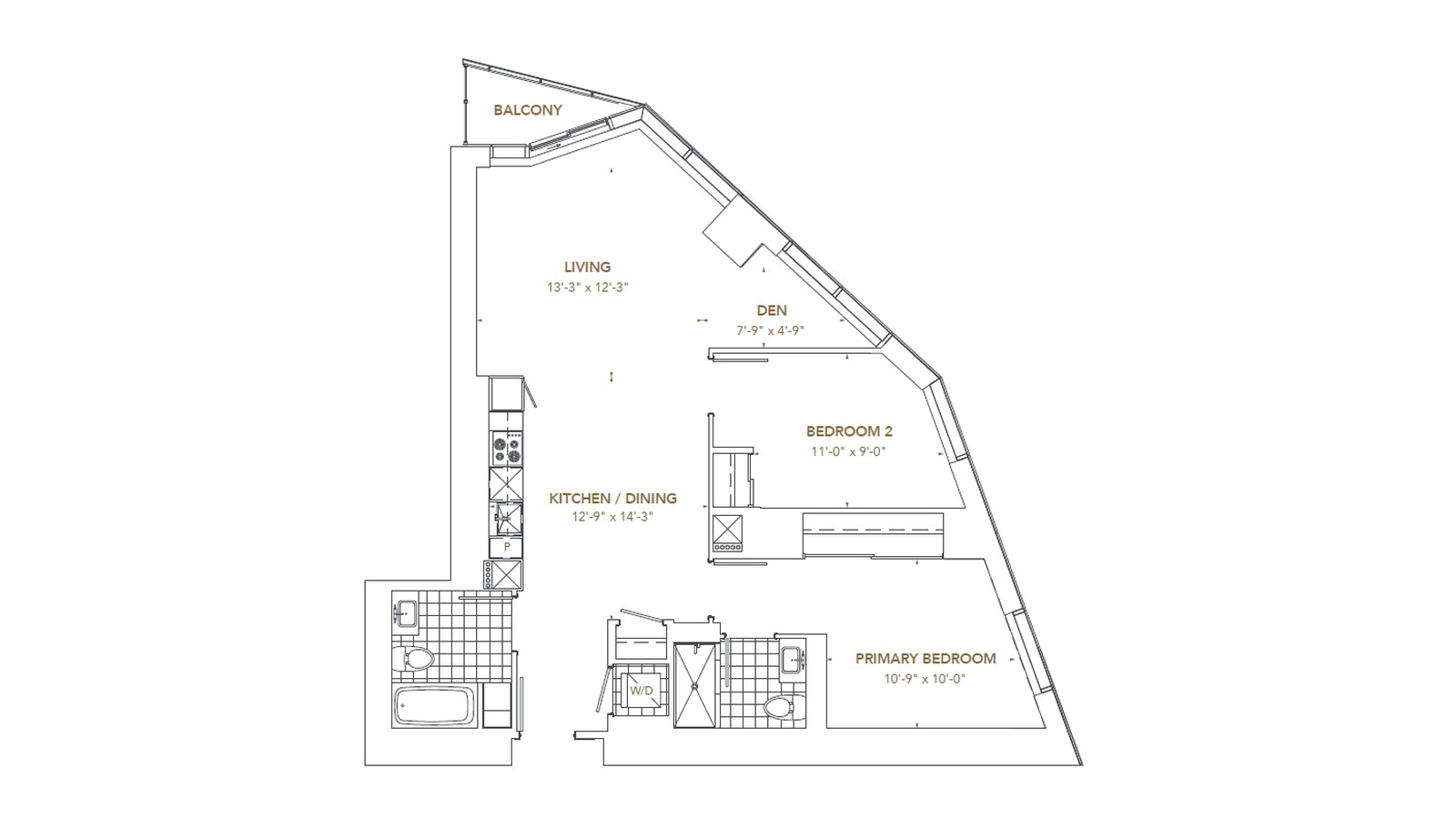 Residence 10 floor plan at Pinnacle SkyTower by Pinnacle International in Toronto, Ontario
